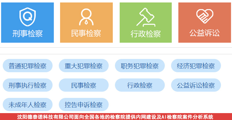 沈阳做网站公司推出创新 AI 检察院案件分析系统=1720082347